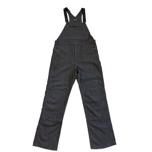 Patagonia Iron Forge Bib Overalls Mens Size 34x32 Black Hemp Canvas Workwear